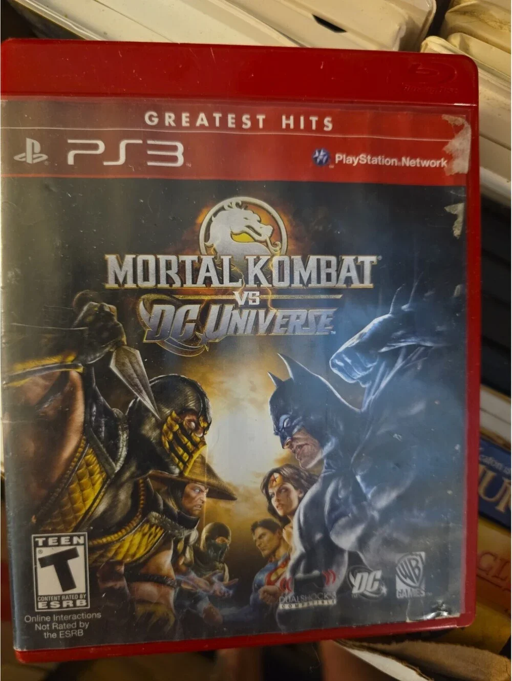 Mortal Kombat vs DC Universe Greatest Hits PS3 Video Game Fighting